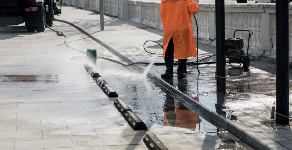 Parking Lot Pressure Washing in Ringgold